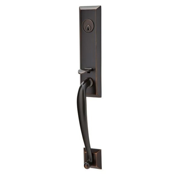 Oil Rubbed Bronze Handleset F203351MCUS10BRH212, Emtek, Mfr#: F203351MCUS10BRH212
